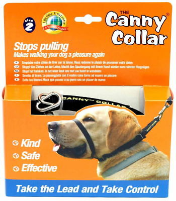Canny Training Non Pull Head Collar Black Size 1 RRP 19.95 CLEARANCE XL 12.99